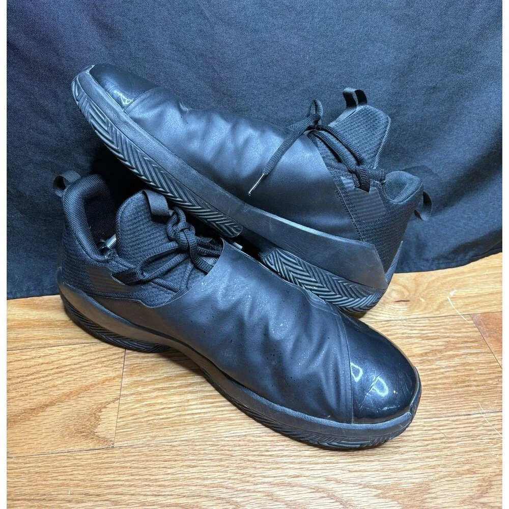 Air Jordan Mens Jumpman Hustle Black Zip Basketball Sneakers Sz 13 AQ0397-001